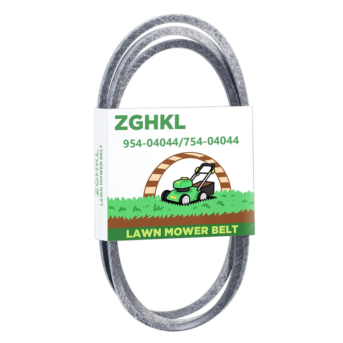 ZGHKL vista frontal del paquete con correa 954-04044, reemplazo confiable