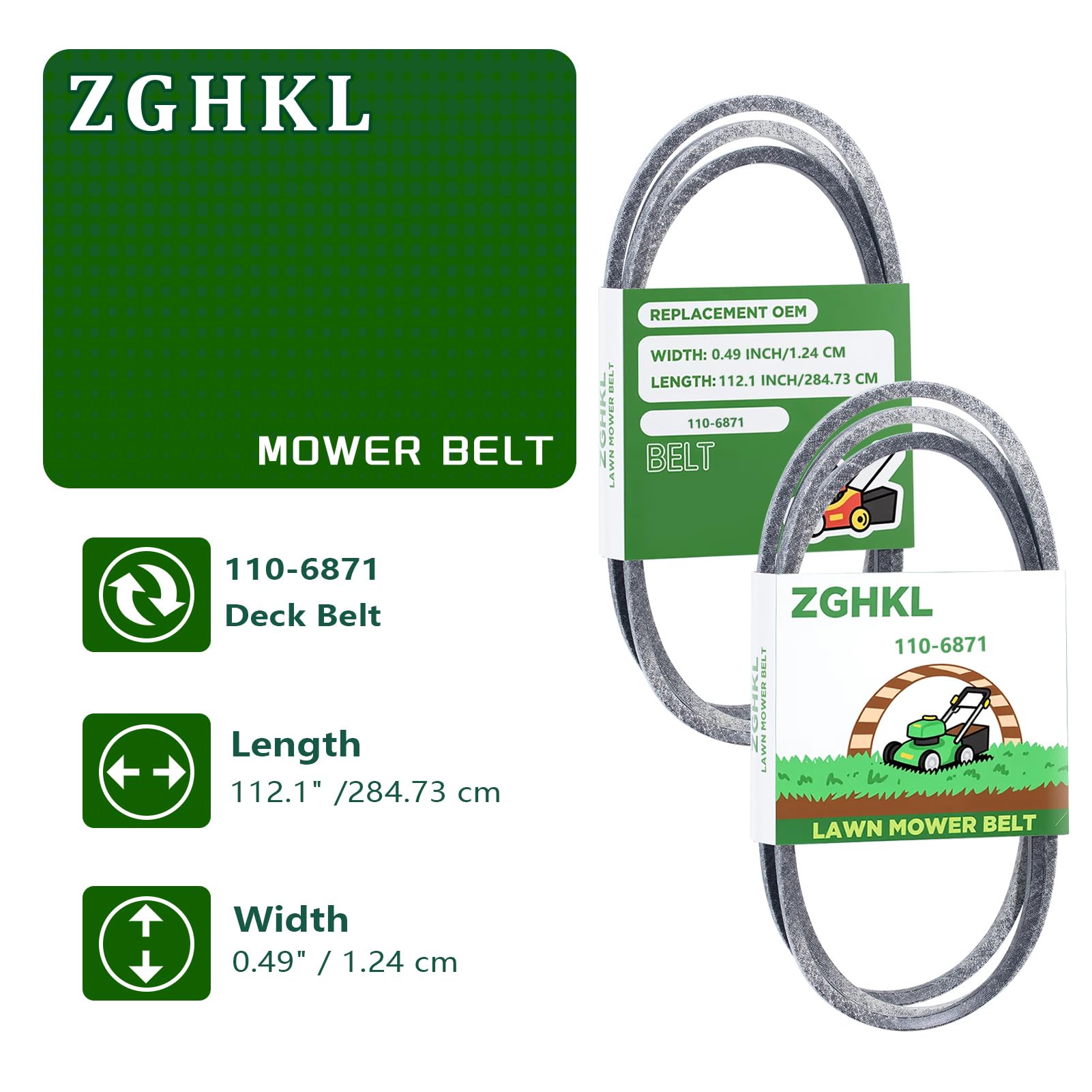 ZGHKL textura de correa detalle del caucho y tejido resistente