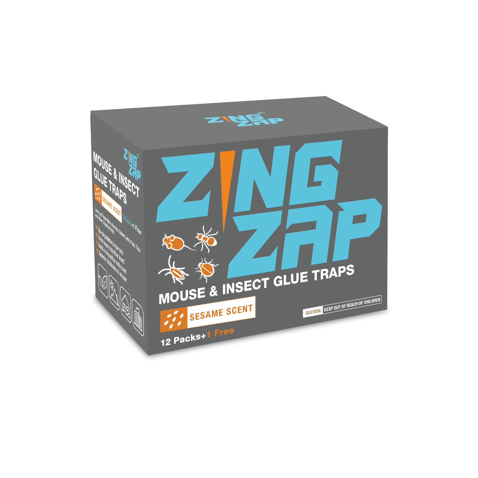 ZingZap paquete 10-PK abierto, listo para uso doméstico y comercial