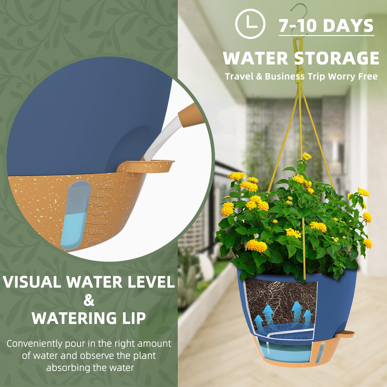 ZMTECH detalle de la ventana indicadora de agua, facilita control visual inmediato