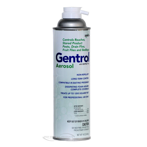 ZOECON Gentrol aplicador con espuma en grieta demostrando cobertura precisa y resultado visible