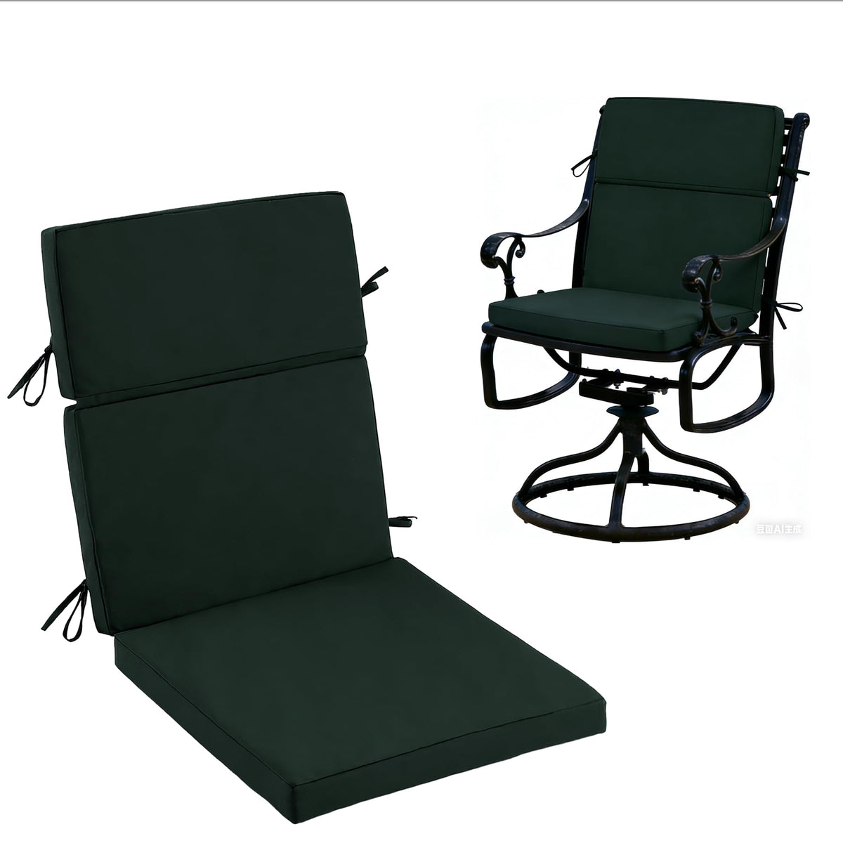 Zonamat cojín frontal para silla patio, aspecto cómodo y resistente