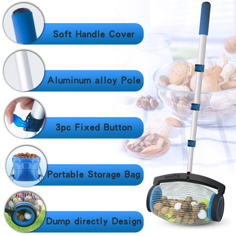 zozen varilla telescópica con botones de fijación para altura cómoda