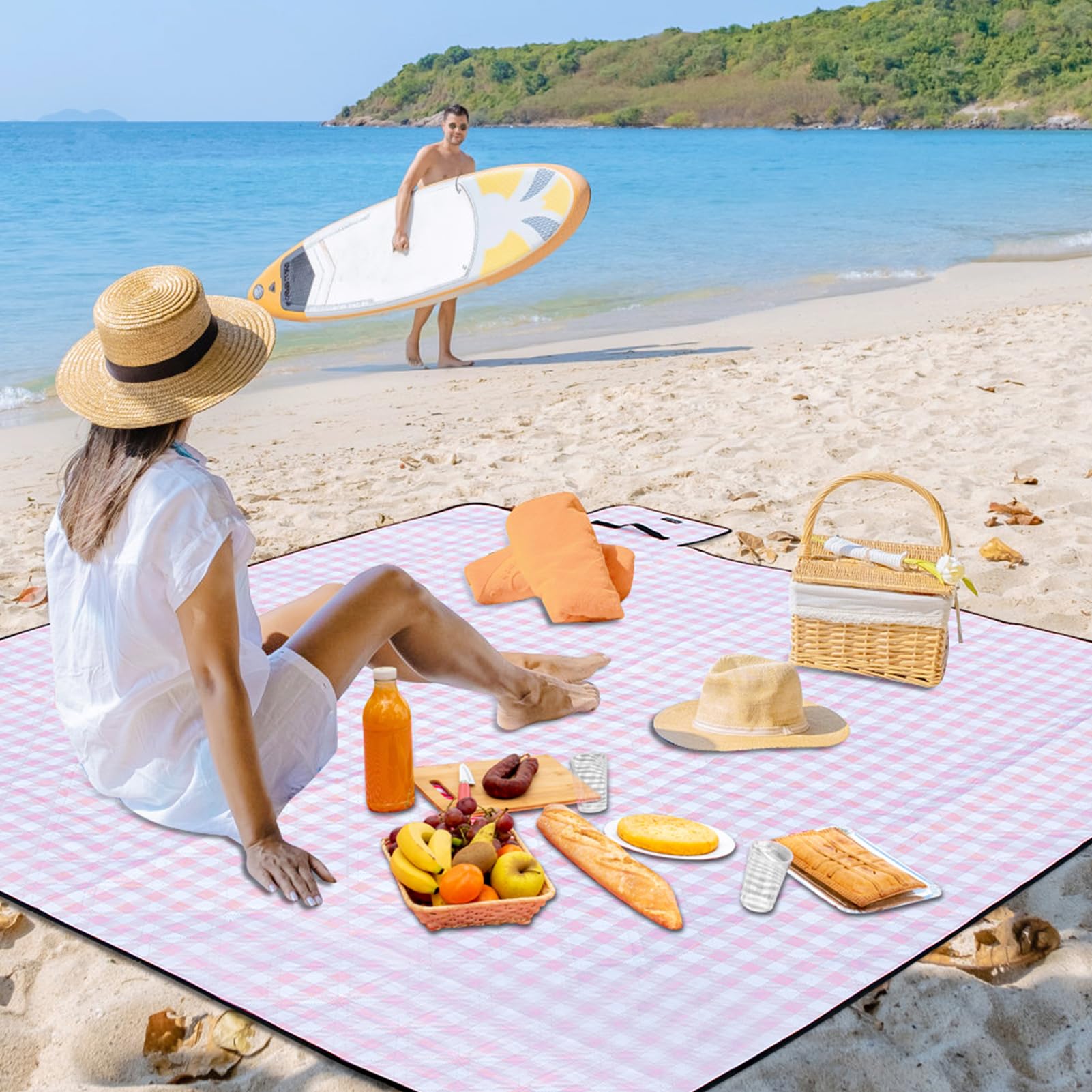 ZUBOND uso familiar sobre césped para picnic y actividades al aire libre