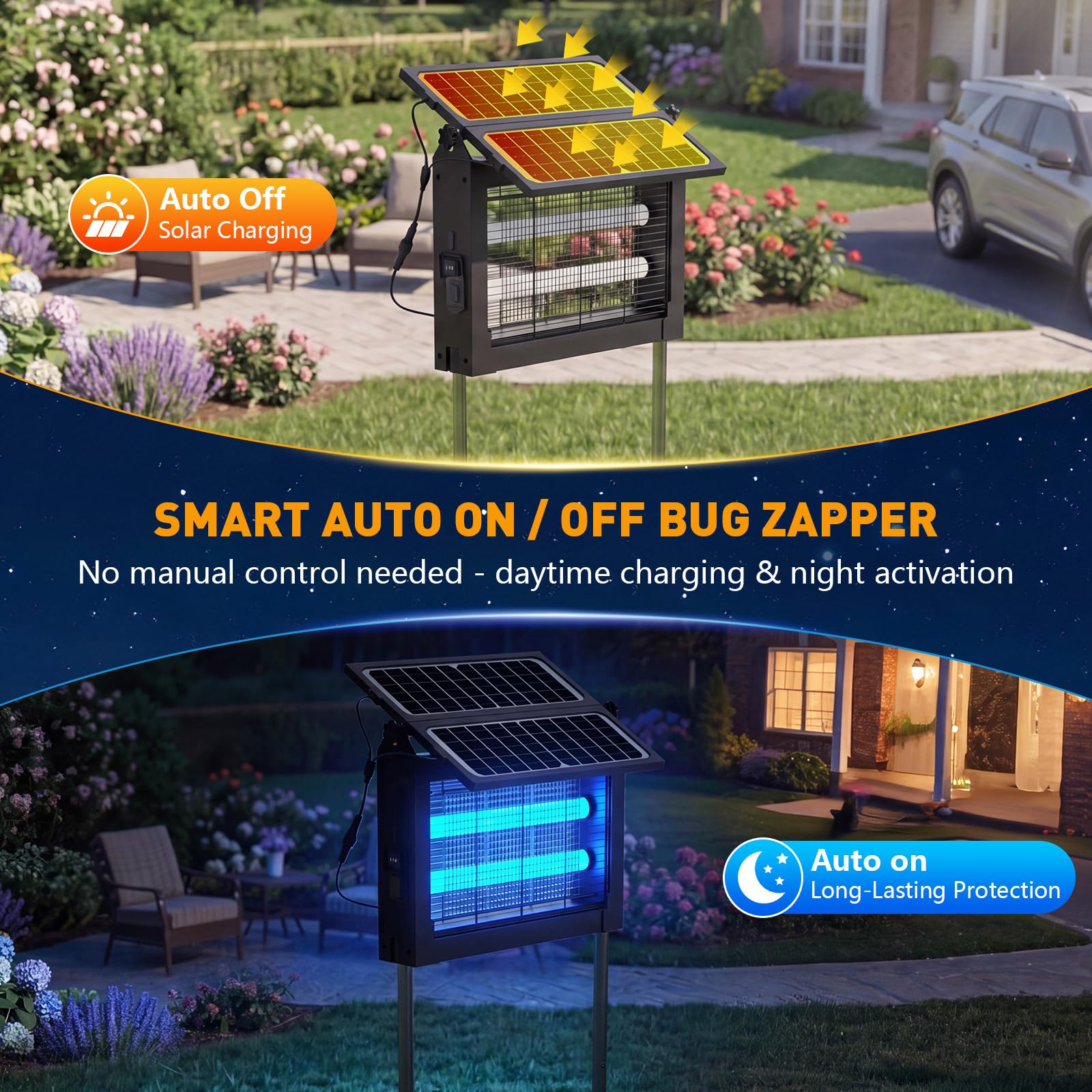 Zwiran luces UV 365–395nm atrayendo mosquitos eficazmente