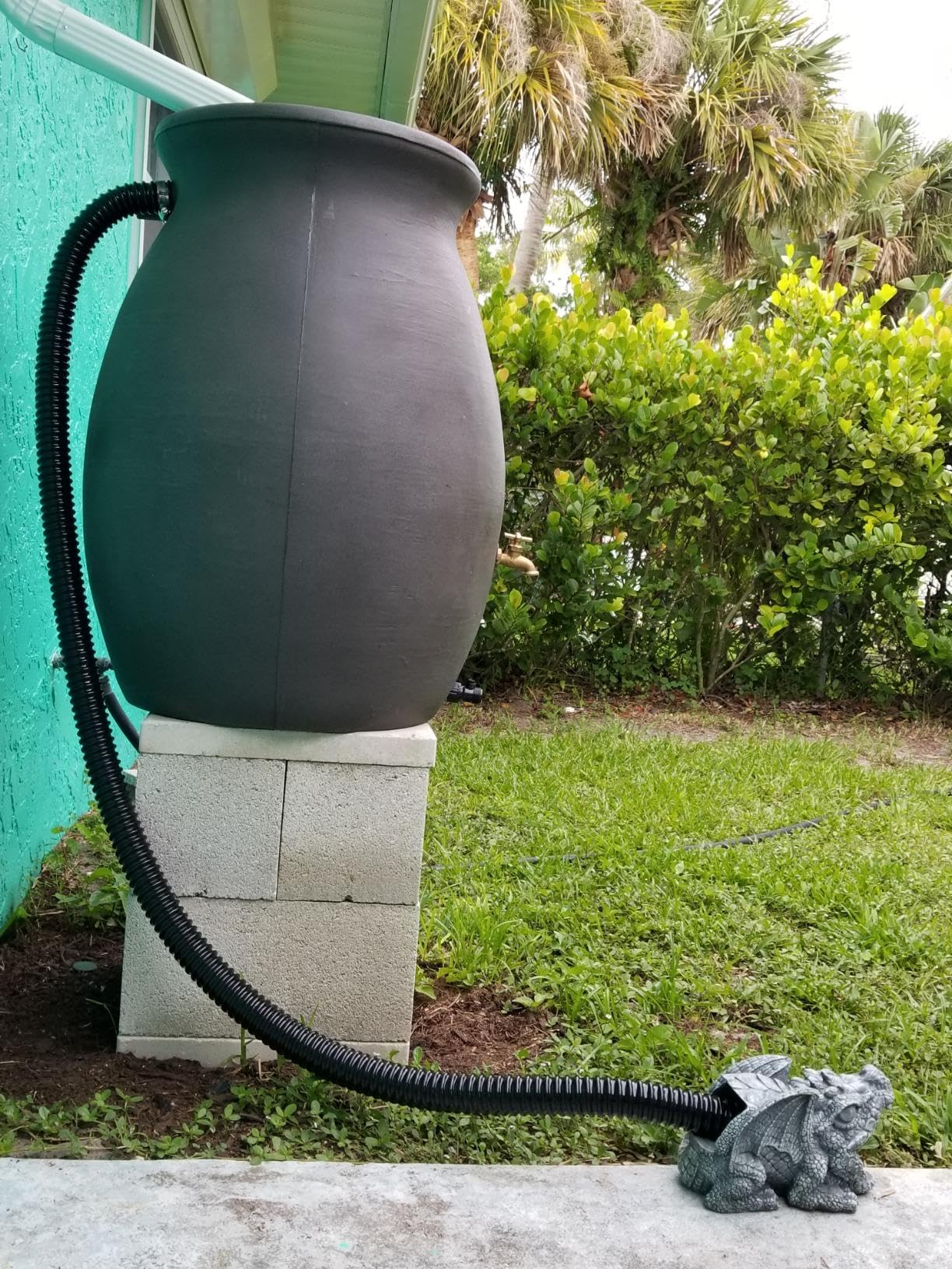 ZY-hosetube enterrado en jardín acuático, camuflaje y durabilidad