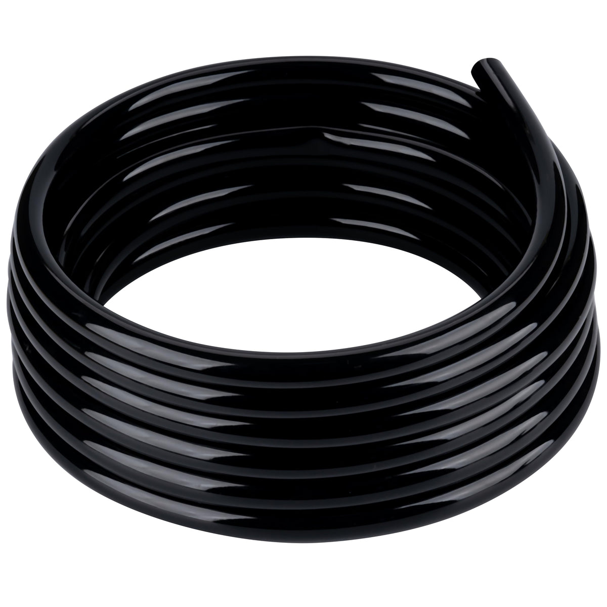 ZY-hosetube frente del rollo mostrando longitud y marca, facilita selección