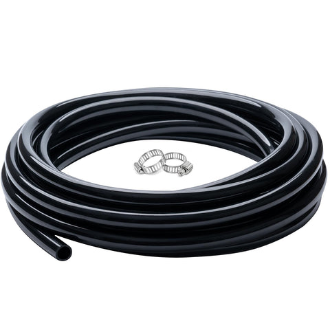 ZY-hosetube vista frontal del tubo y longitud mostrando la etiqueta y beneficio resistencia