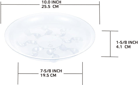 ZZPYXIA paquete de seis platos listos para múltiples macetas
